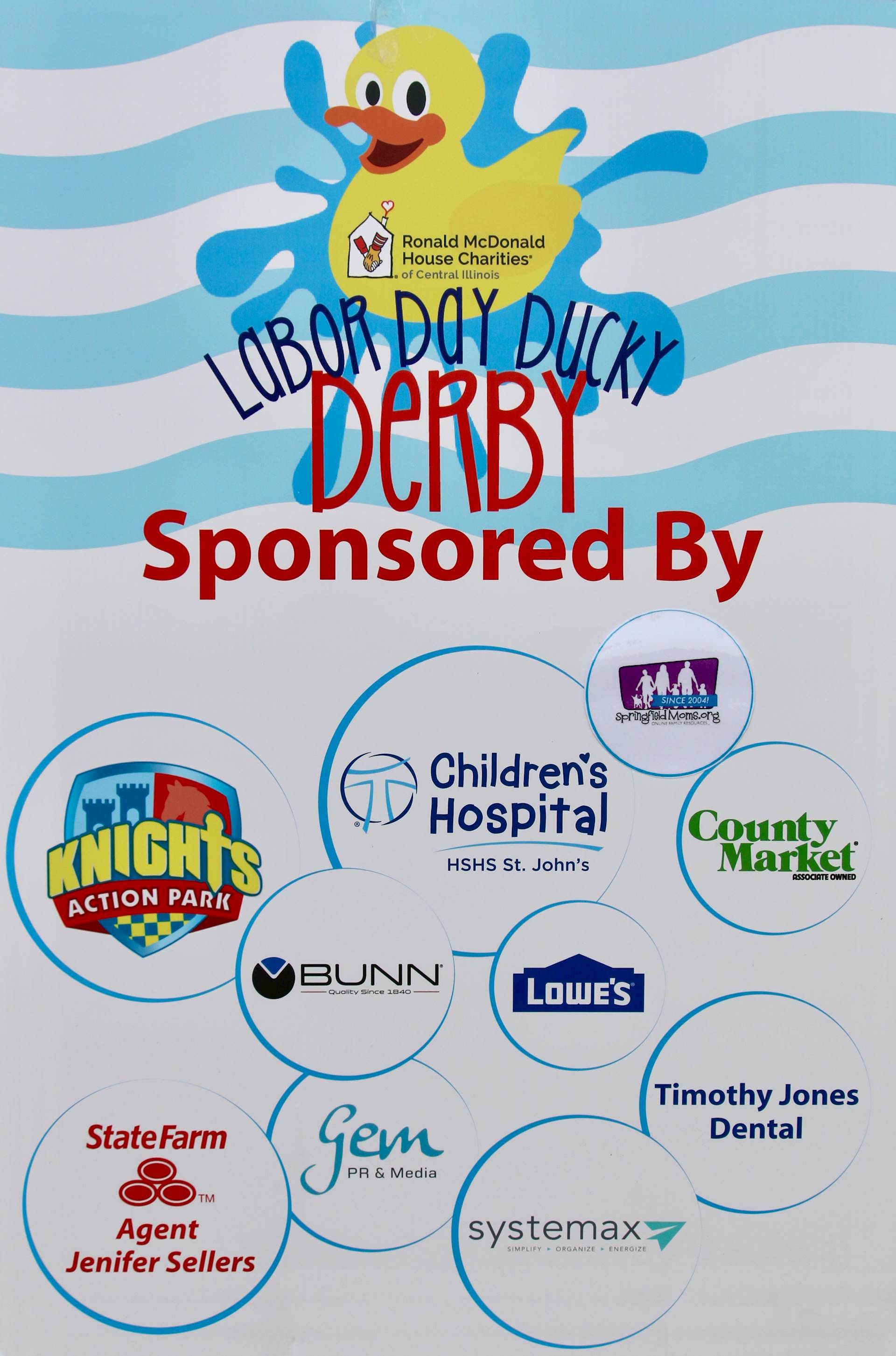 Thank you to all of our sponsors of the 2017 Labor Day Ducky Derby!