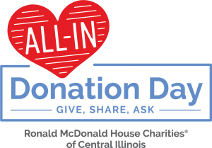 RMHC All-in donation day logo